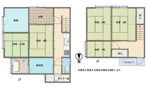 南砺市城端　中古住宅サムネイル