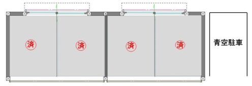 南砺市安居　月極駐車場サムネイル