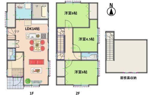 富山市経堂2丁目　建売住宅サムネイル