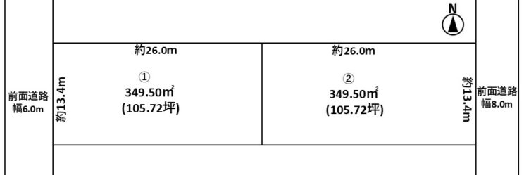 高岡市東上関　分譲地サムネイル