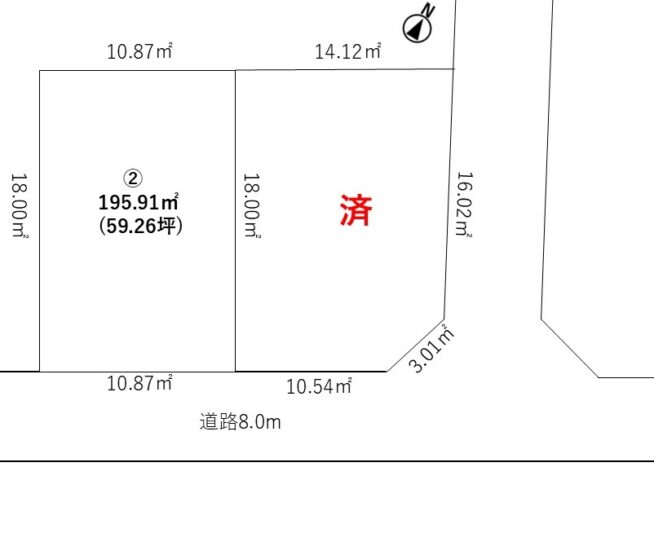 高岡市中保 分譲地