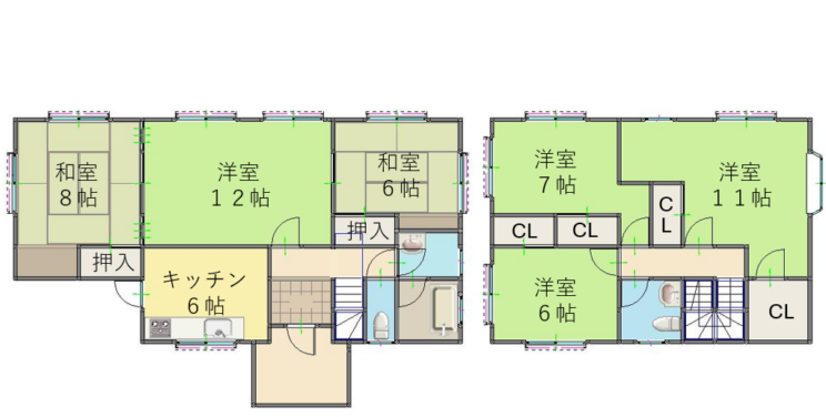 砺波市林　中古住宅