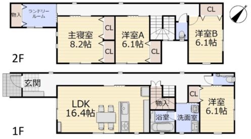 砺波市太郎丸一丁目　新築建売住宅サムネイル